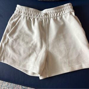 Lululemon Cream Athletic Shorts